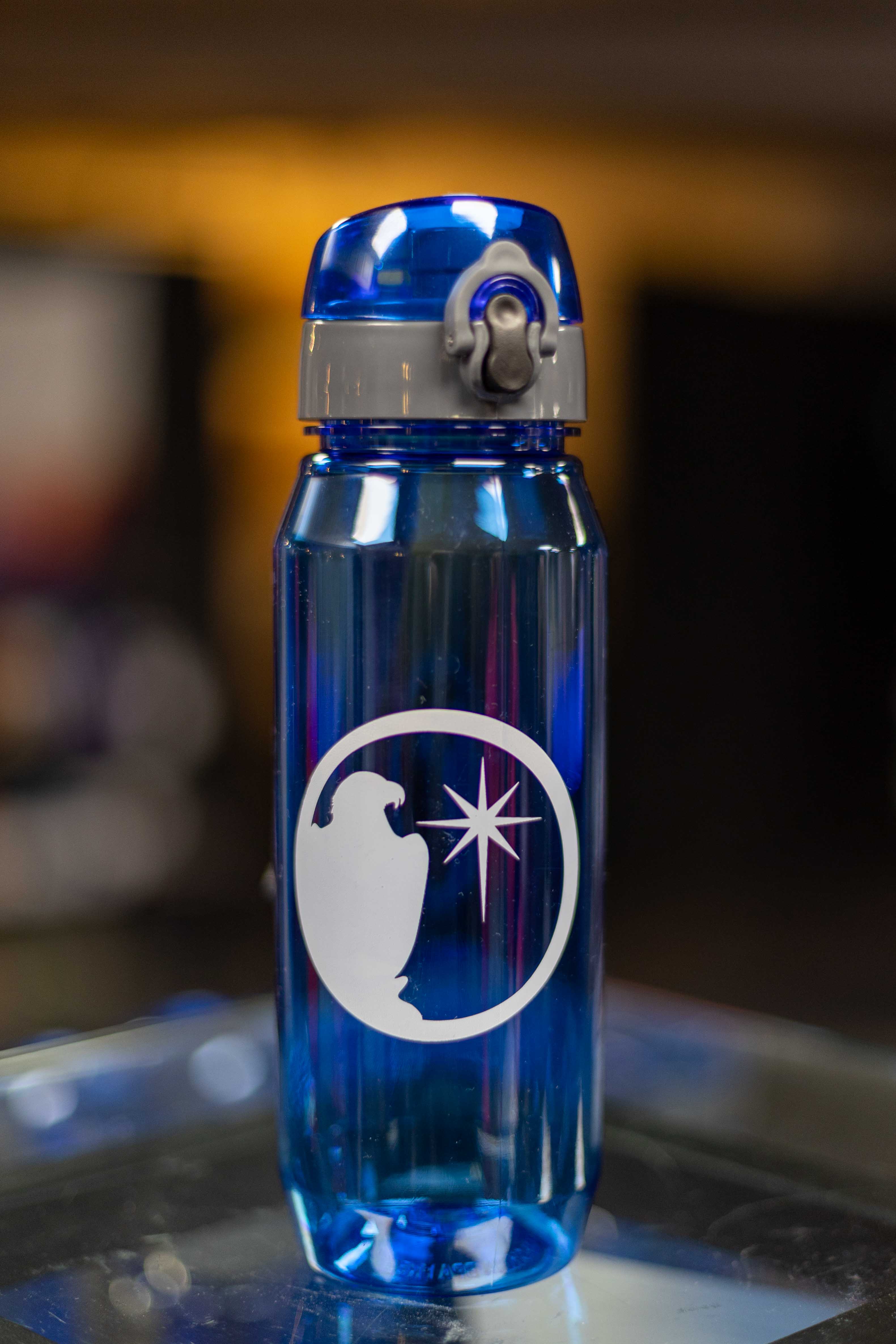 Blue MorningStar Logo Water Bottle