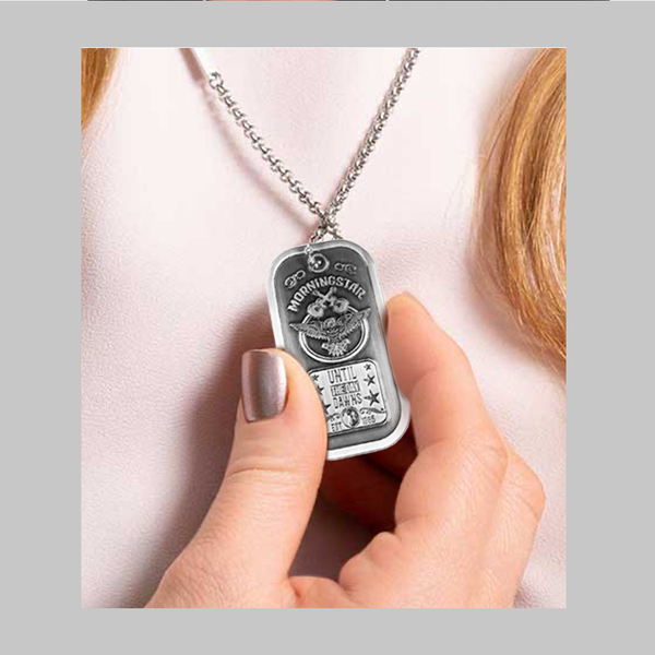 Graduation dog tag necklace best sale