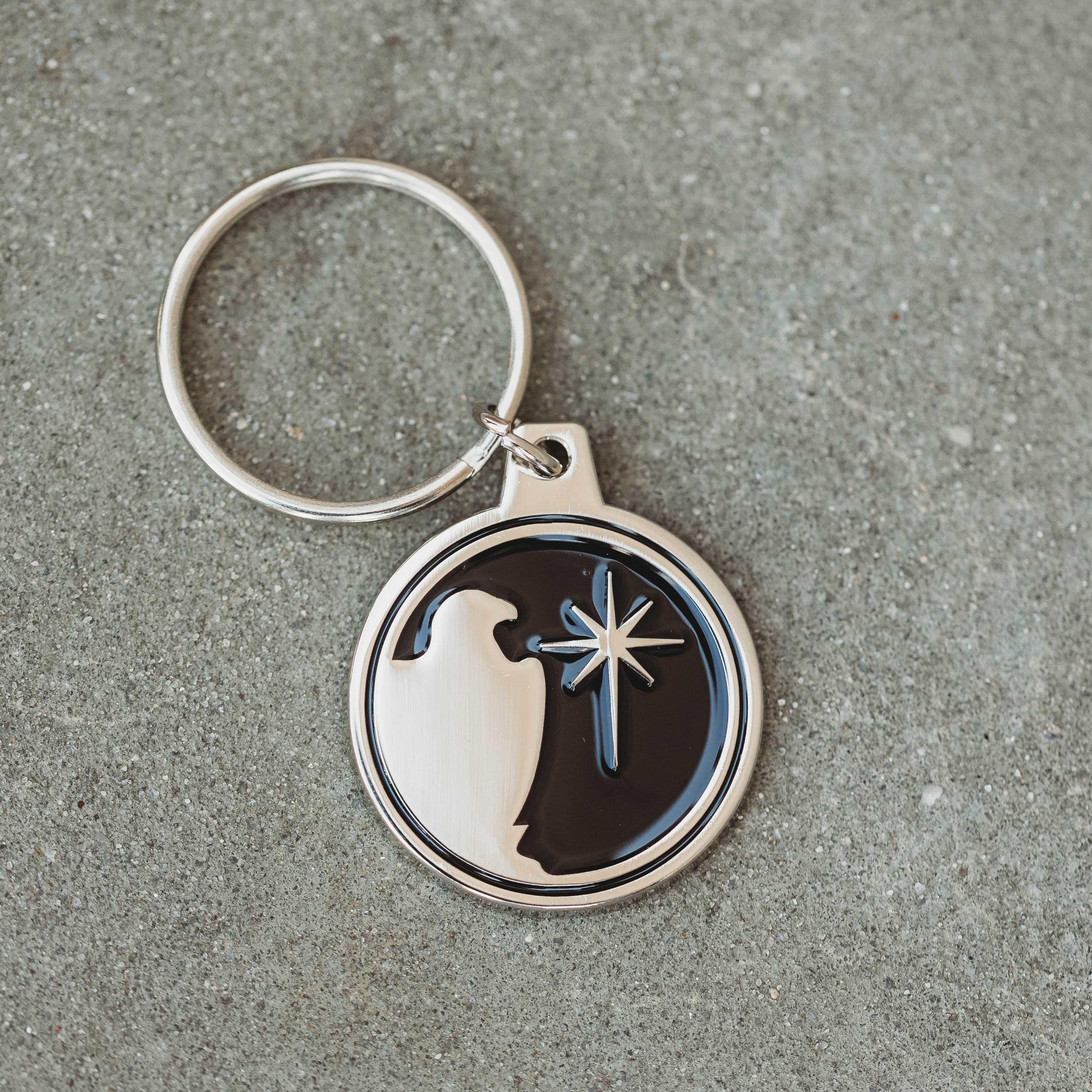 MorningStar Logo Keychain - Metal