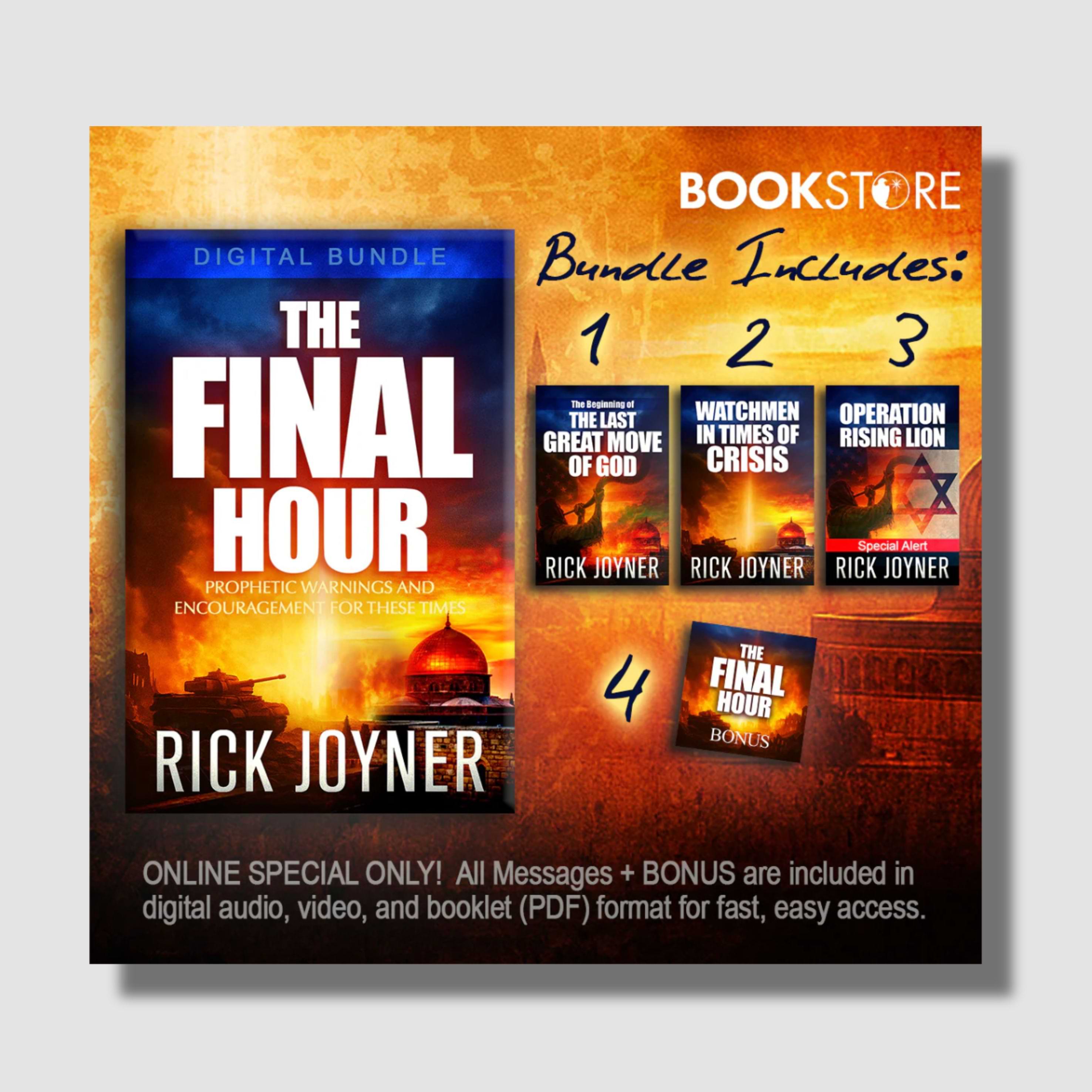 THE FINAL HOUR DIGITAL BUNDLE:  Prophetic Warnings and Encouragement for These Times by Rick Joyner