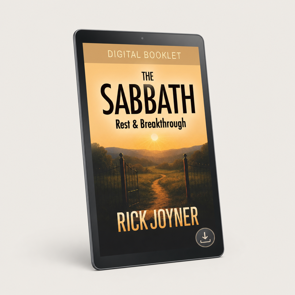 The Sabbath Rest & Breakthrough Digital Booklet by Rick Joyner secondary digital booklet mockup